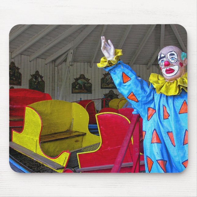 Colourful Clown Mouse Mat (Front)