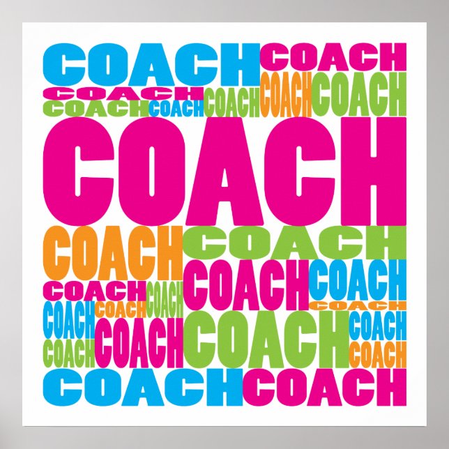 Colourful Coach Poster (Front)