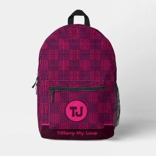Colourful Coach Travel Girls Backpack