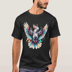 Colourful Cockatoo Parrot Bird Lover Bird Watching T-Shirt