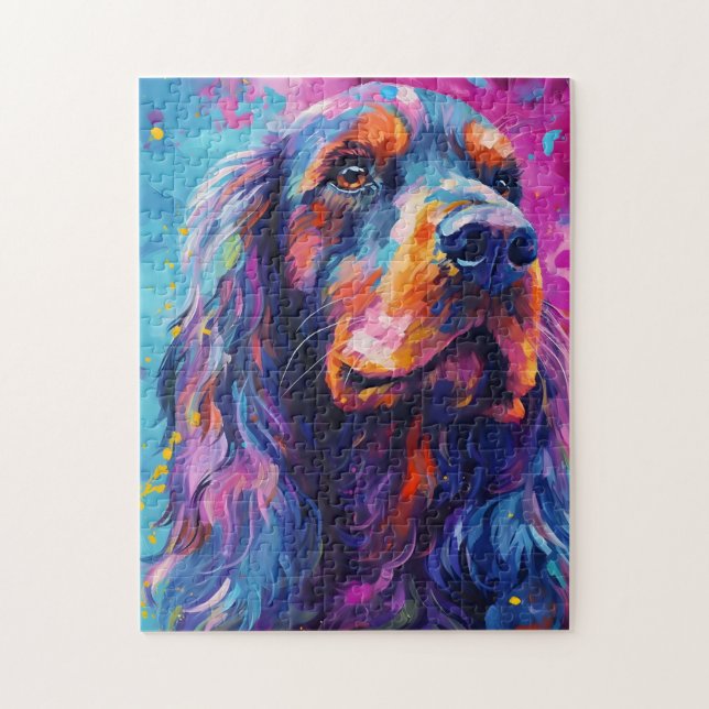 Colourful Cocker Spaniel Jigsaw Puzzle (Vertical)