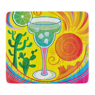 Colourful Cocktail Cutting Board