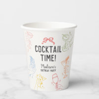 Colourful Cocktail Party Retro Birthday Party