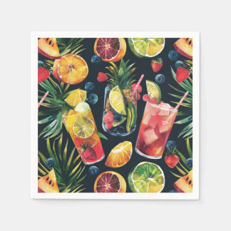 Colourful Cocktails Napkin