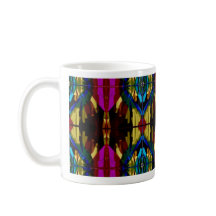 Colourful coffee mug