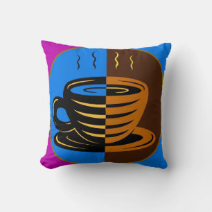 Colourful Coffee Mug Pillow