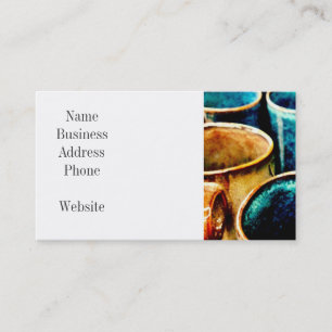 Colourful Coffee Mugs Gifts for Coffee Lovers Business Card