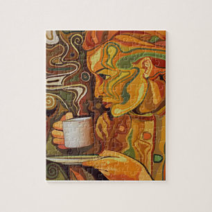 Colourful Coffee Puzzle with Gift Box