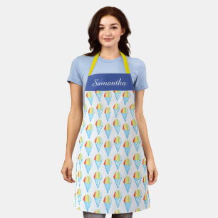 Colourful Cold Cone Dessert Apron