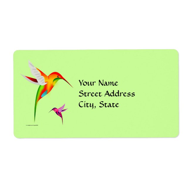 Colourful Colibri Birds (Front)