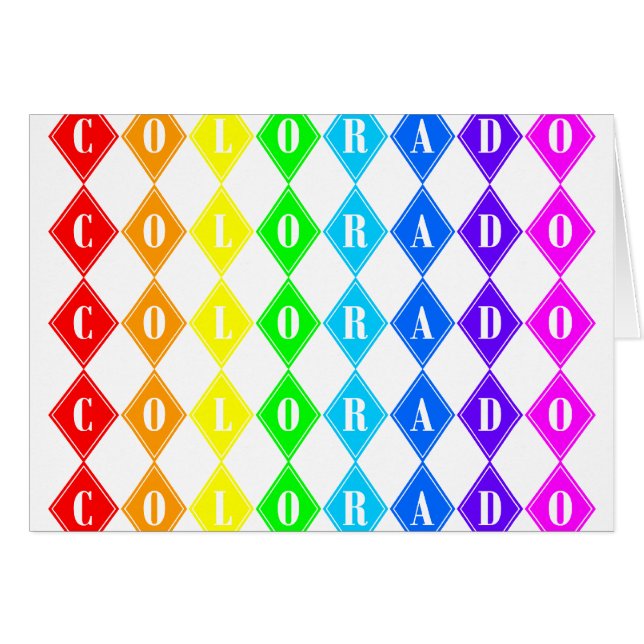 colourful colorado. (Front Horizontal)