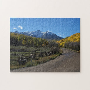 Colourful Colorado Autumn on the Dallas Divide  Jigsaw Puzzle