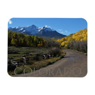 Colourful Colorado Autumn on the Dallas Divide Magnet