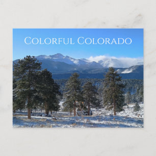 Colourful Colorado Longs Peak Rocky Mtn Natl Park Postcard
