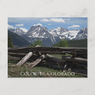 Colourful Colorado Molas Pass San Juan Mountains Postcard