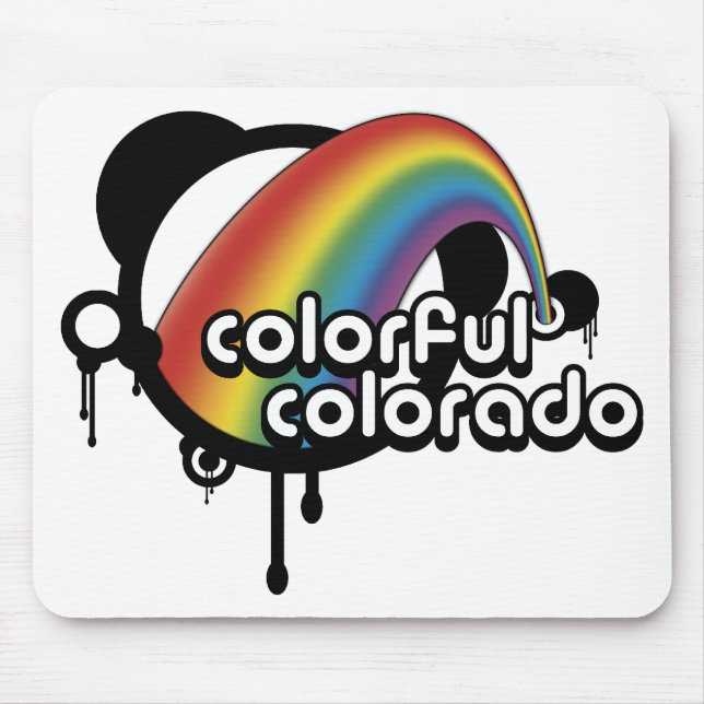 colourful colorado. mouse mat (Front)