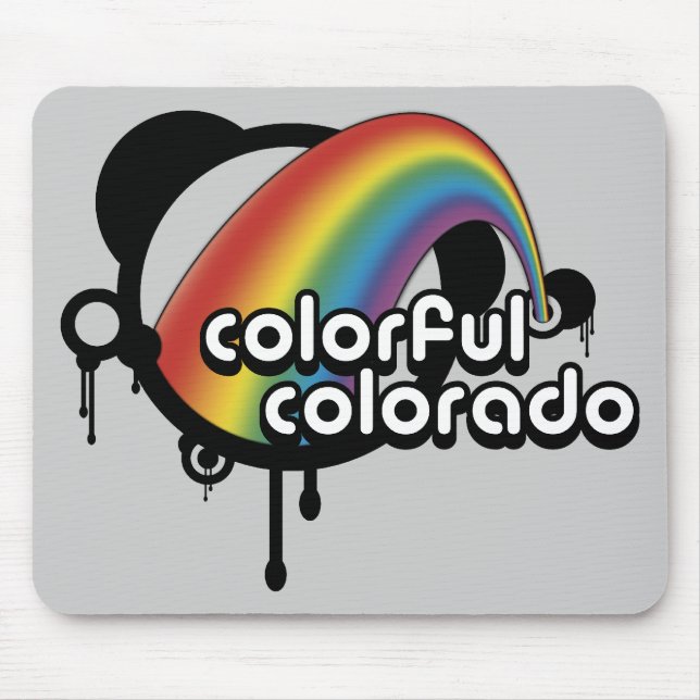 colourful colorado. mouse mat (Front)