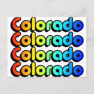 colourful colorado. postcard