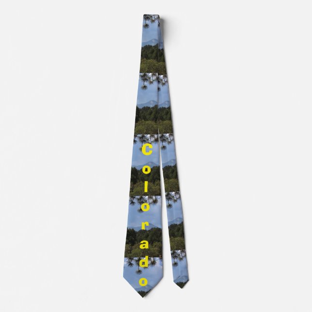 Colourful Colorado Rocky Mountain TIE (Front)