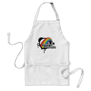 colourful colorado. standard apron