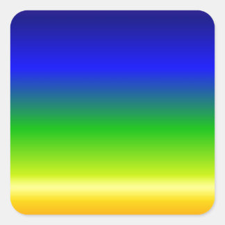 Colourful Colour Customised Designer Square Sticker