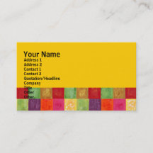 Colourful Colour Grid Pattern Yellow