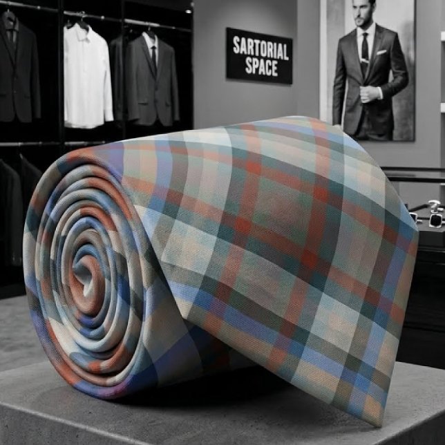 Colourful Colours Of The Year Chequered Pattern    Tie (Creator Uploaded)