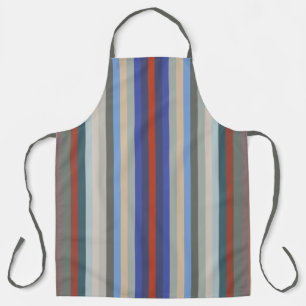 Colourful Colours Of The Year Vertical Striped  Apron