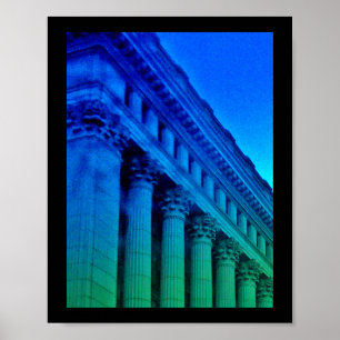 Colourful Columns Poster