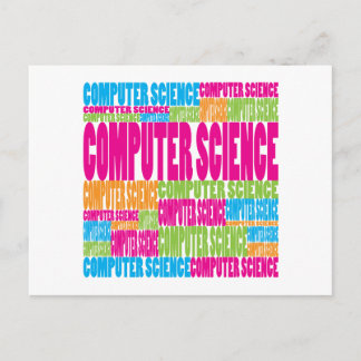 Colourful Computer Science Postcard