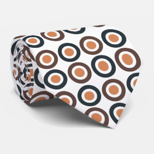 Colourful Concentric Circles Tie