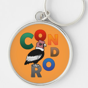 Colourful Condor Key Ring