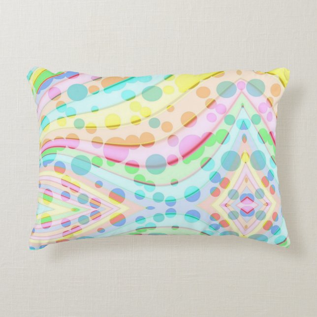 Colourful Confetti Accent Pillow (Front)