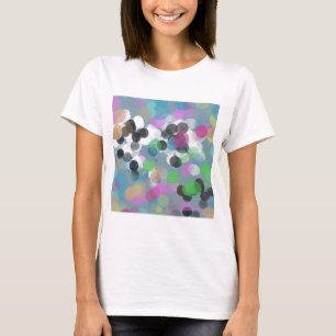 Colourful Confetti Bokeh Dots T-Shirt