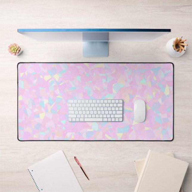 Colourful Confetti   Desk Mat (Office 1)