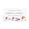 Colourful Confetti Dots Modern Business Card