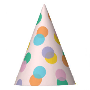 Colourful Confetti Kids Party Hat