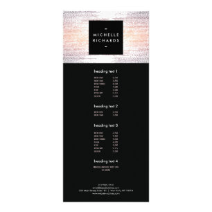 Colourful Confetti Rain Pattern Modern Rack Card