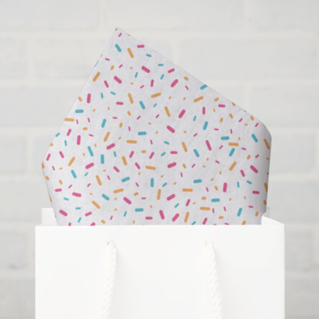 Colourful Confetti Sprinkles | Birthday Party Tissue Paper (Gift Bag)