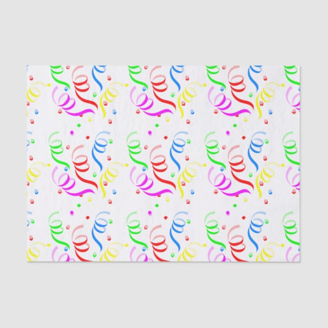 Colourful Confetti Tissue Paper (Front)