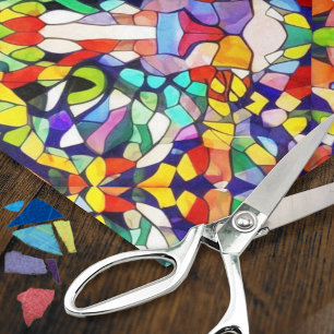 Colourful Confetti with Hidden Cats Eyes - Craftin Tissue Paper