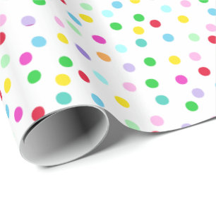 Colourful Confetti Wrapping Paper