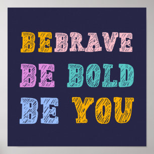 Colourful Confidence - Nursery Inspirational Quote Poster