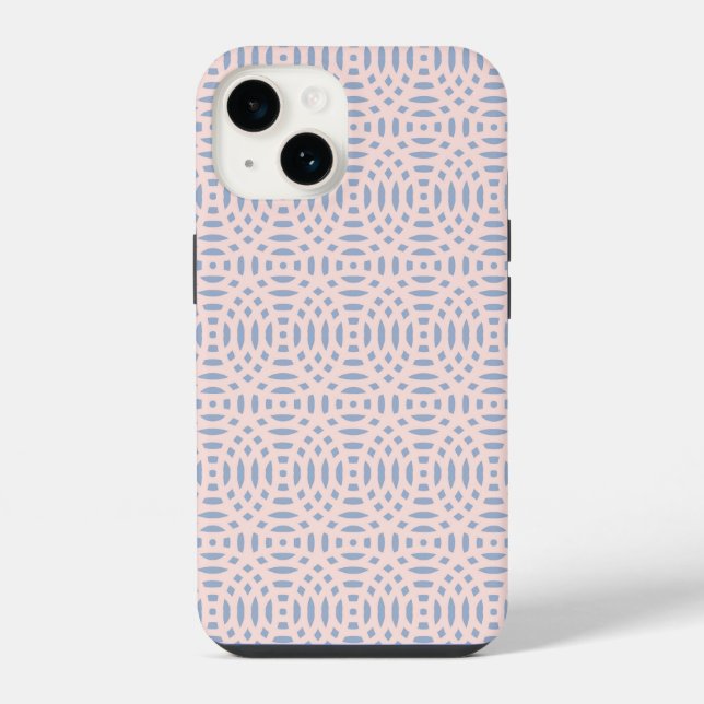 Colourful Contemporary Shapes Pattern iPhone Case (Back)
