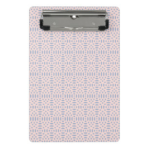 Colourful Contemporary Shapes Pattern Mini Clipboard