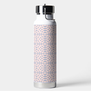 Colourful Contemporary Shapes Pattern Water Bottle