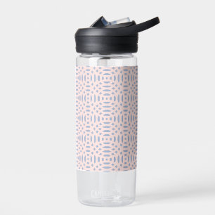 Colourful Contemporary Shapes Pattern Water Bottle