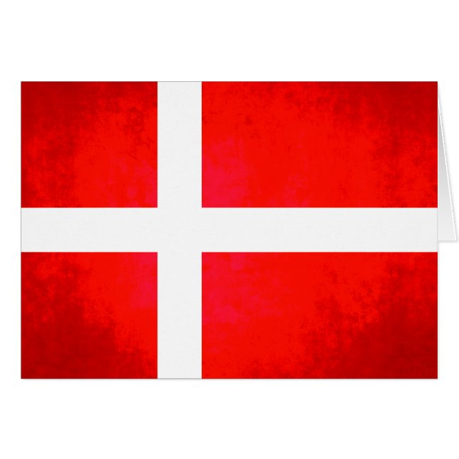 Colourful Contrast Danish Flag (Front Horizontal)