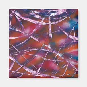 Colourful Contrasting Ribbon Magnet