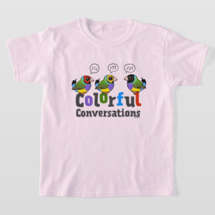 Colourful Conversations Birdorable Gouldian Finche T-Shirt